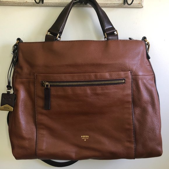 Fossil Handbags - Genuine Leather Fossil Bag